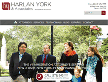 Tablet Screenshot of immigrationlawnj.com